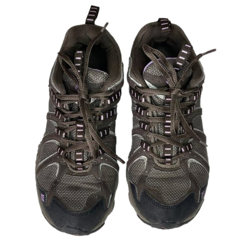 Columbia Womens Kaibab BL3571-231 Brown Purple Hiking Trail Shoes US 6.5